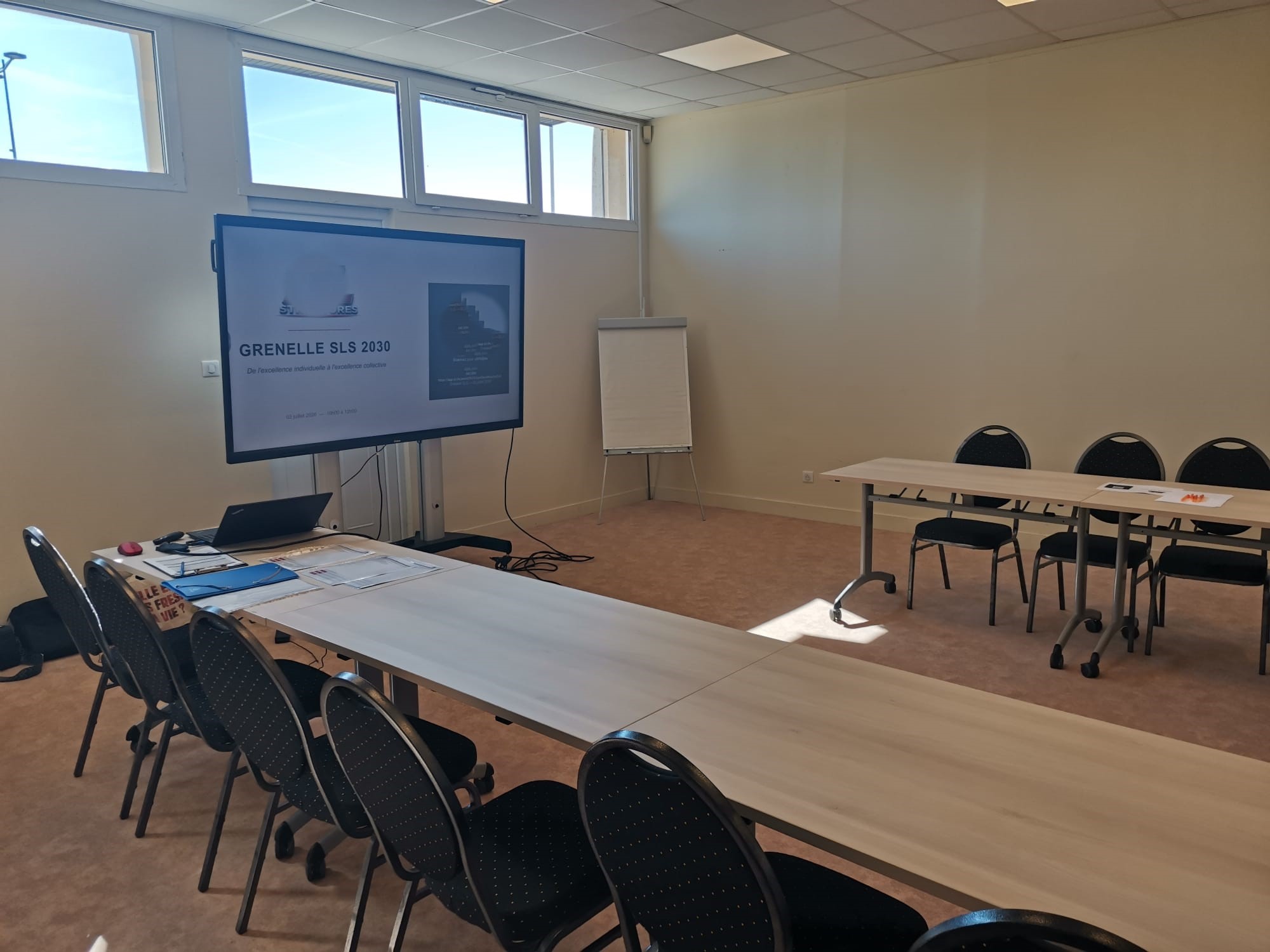 Dispositif d'atelier collaboratif en entreprise, Olivet