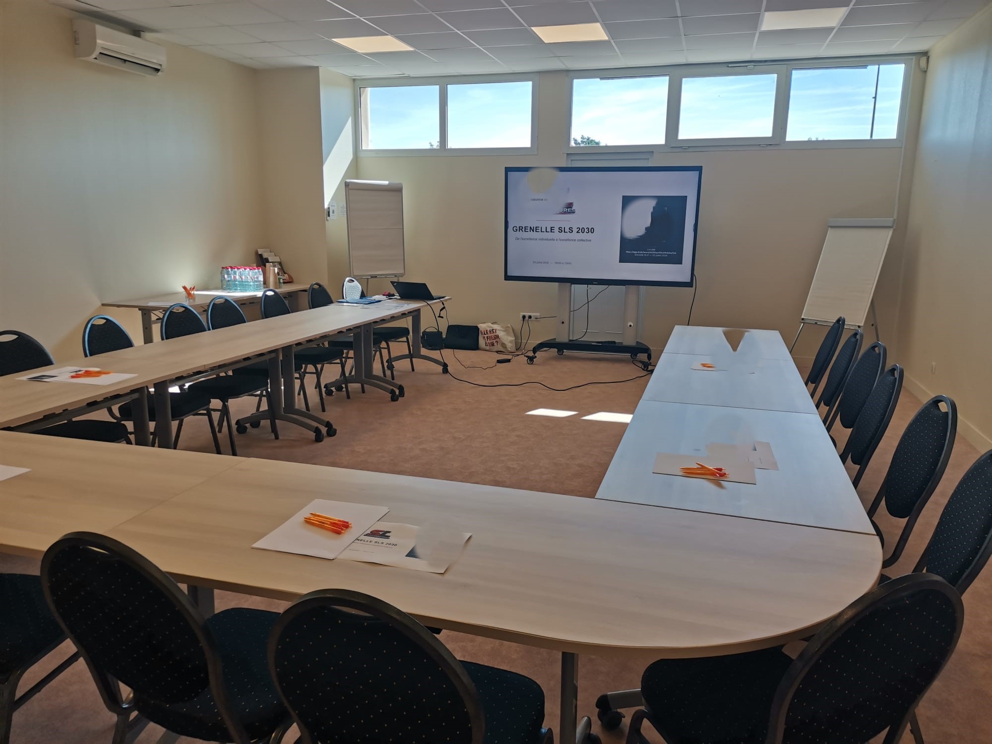 Dispositif d'atelier collaboratif en entreprise, Olivet